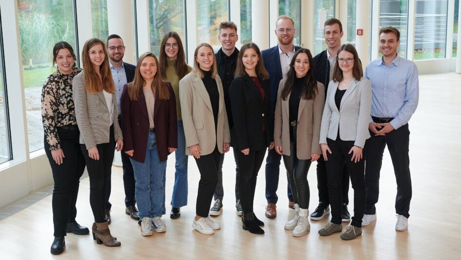 Evonik Trainees am Standort in Essen