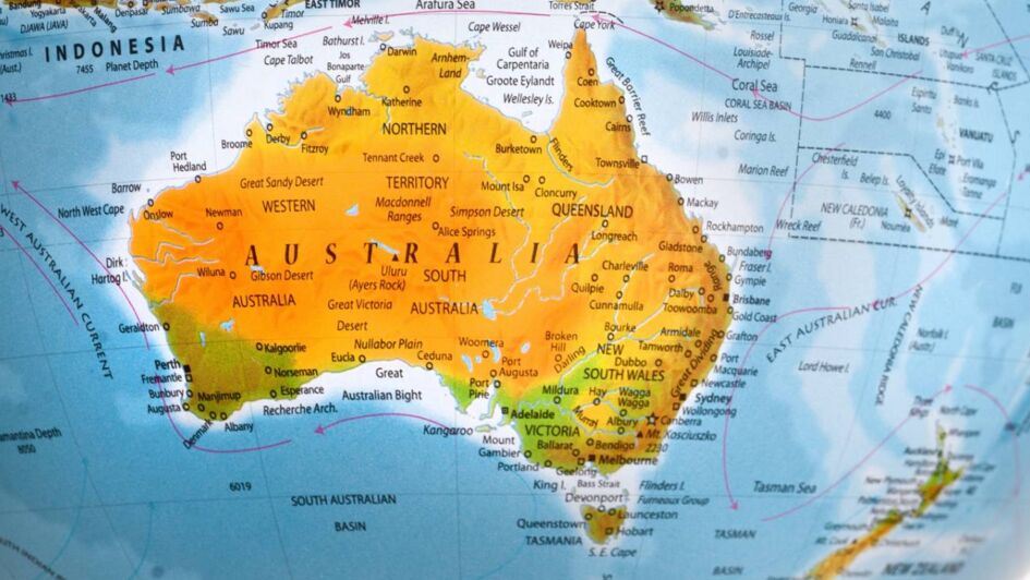 Map of Australia