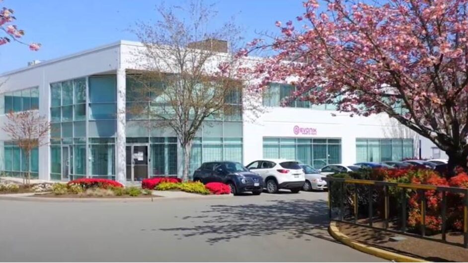 Evonik Health Care site in Vancouver