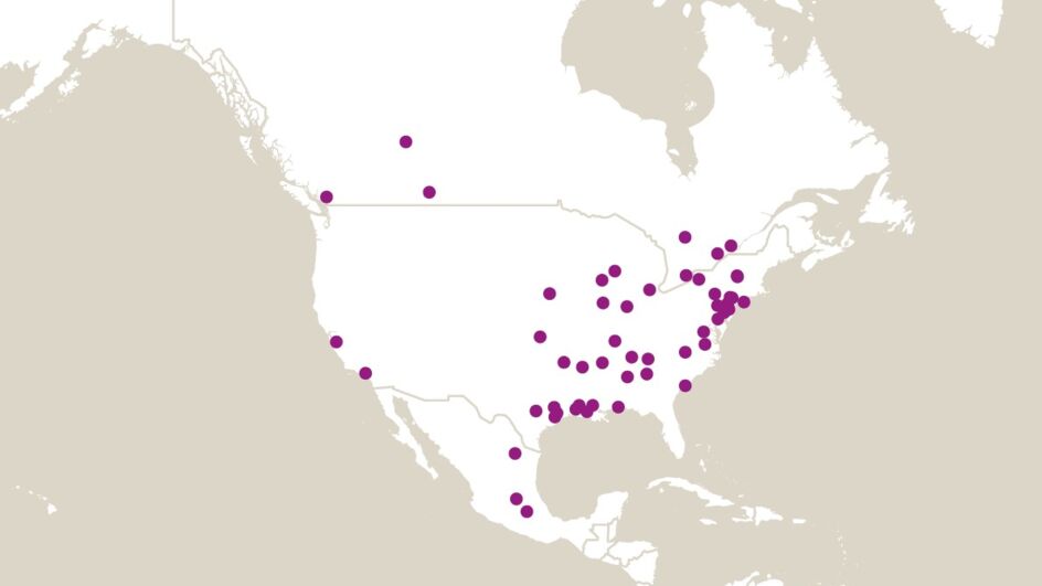 Evonik Locations in North America